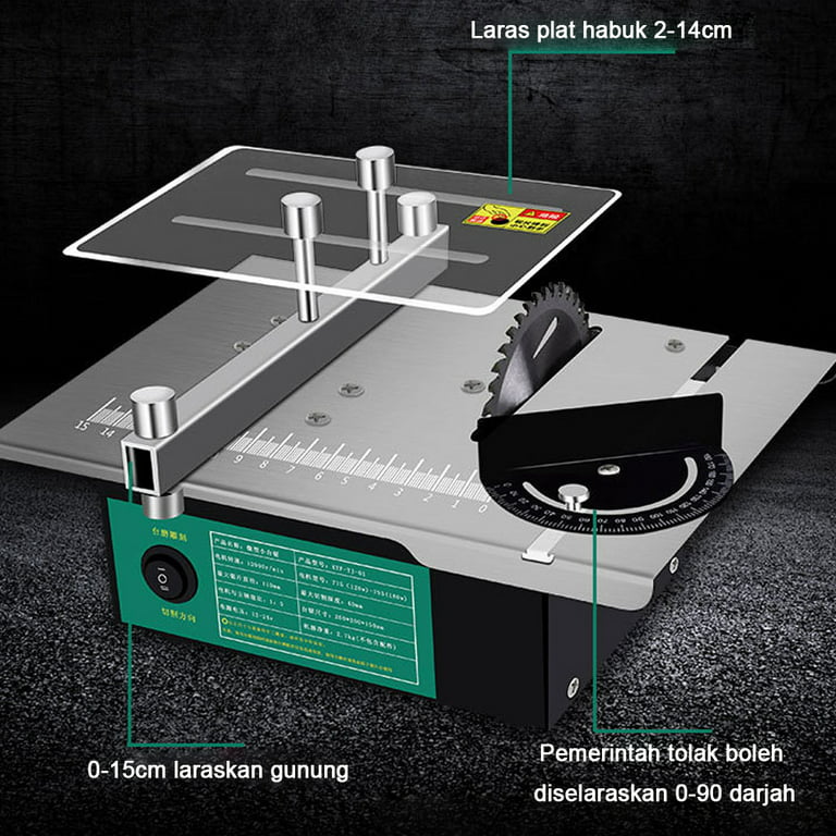 Details about   Table Saw Angle Electric Desktop Lathe Machine Cutting Grinding Woodworking Tool